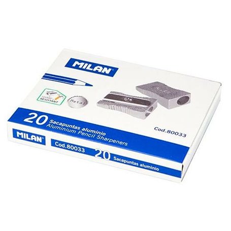 Taille-crayon Milan Argenté Aluminium (20 Unités) 31,99 €