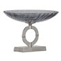 Centre de Table 33 x 33 x 24 cm Verre Gris Métal Argent 139,99 €