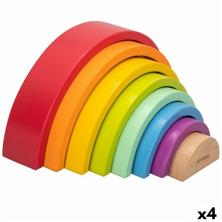 Puzzle enfant en bois Woomax Arc-en-ciel 8 Pièces 4 Unités 98,99 €
