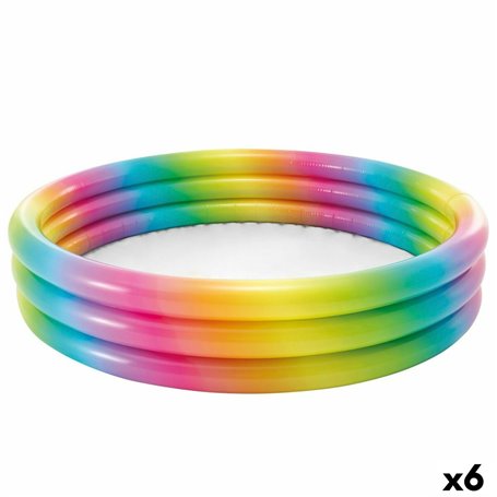 Pataugeoire gonflable pour enfants Intex Multicouleur Anneaux 147 x 33 x 142,99 €