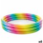 Pataugeoire gonflable pour enfants Intex Multicouleur Anneaux 147 x 33 x 142,99 €