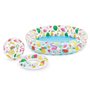Pataugeoire gonflable pour enfants Intex Tropical Anneaux 122 x 25 cm 15 169,99 €
