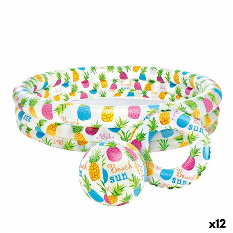 Pataugeoire gonflable pour enfants Intex Ananas Anneaux 248 L 132 x 28 x 209,99 €