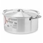 Casserole avec Couvercle Argenté Aluminium 8 L (6 Unités)