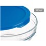 Panier-repas rond avec couvercle Chefs Bleu 595 ml 14 x 6,3 x 14 cm (6 U
