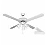 Ventilateur de Plafond avec Lumière Orbegozo CT35132B Blanc 70 W Ø 132 c