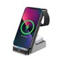 Chargeur sans fil Celly 3-en-1 Noir 15 W