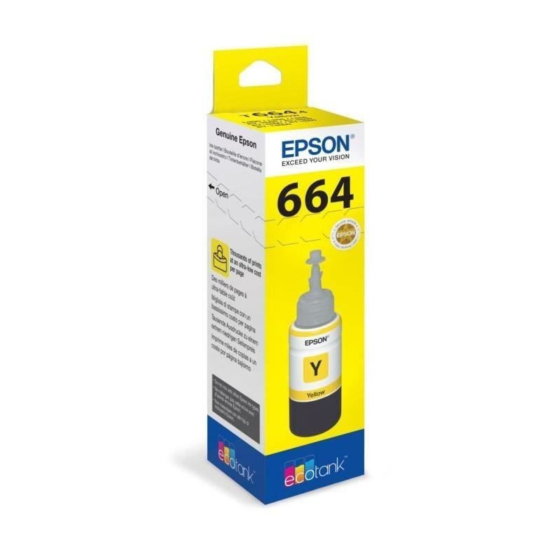 Image secondaire de Bouteille d'encre Epson Ecotank T6644 - 70ml Jaune (C13T664440)