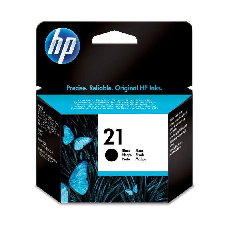 HP 21 Cartouche d'encre noire authentique (C9351AE) pour HP DeskJet 3940/D2360/F380, OfficeJet 4315/4355/5610/5615, PSC1410