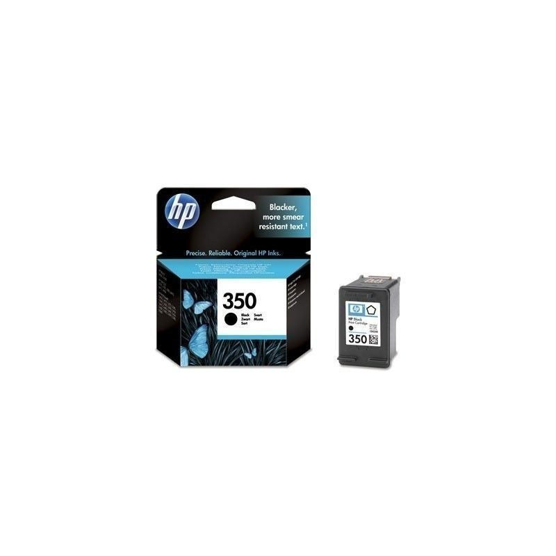 HP 350 Cartouche d'encre noire authentique (CB335EE) pour HP Photosmart C4380/C4472/C4580/C5280