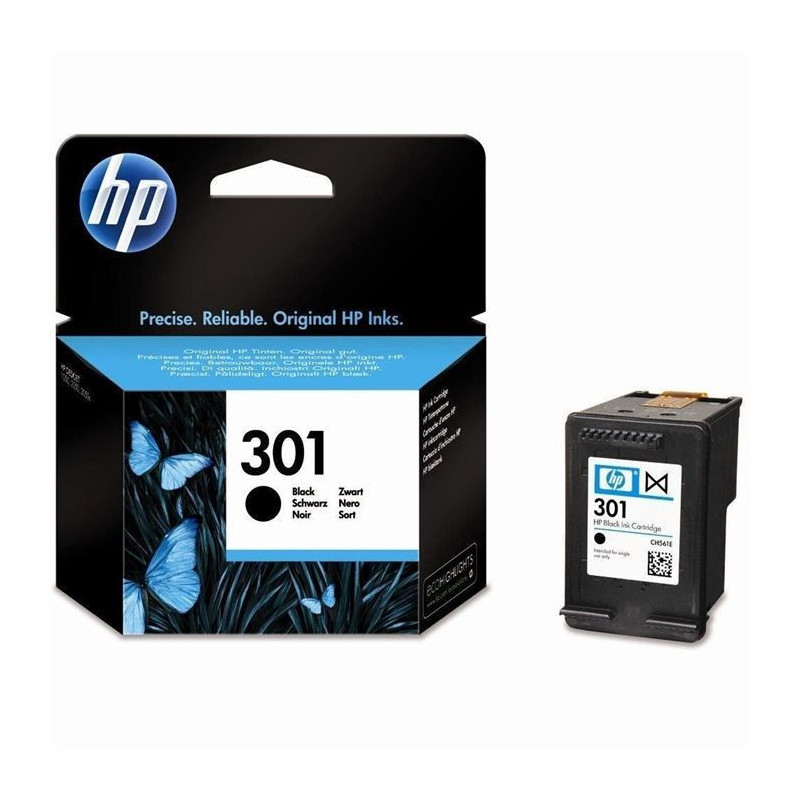 HP 301 cartouche d'encre noir authentique