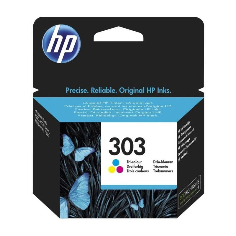 HP Cartouche dencre 303 trois couleurs authentique