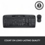 Logitech Wireless Combo MK330 clavier Souris incluse USB Azerty Français Noir