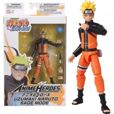 Personnage articulé Naruto Anime Heroes - Uzumaki Naruto Sage Mode 17 cm