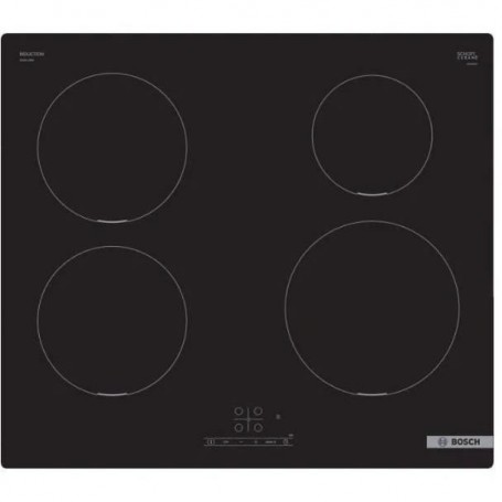 Bosch Serie 4 PUE611BB5E plaque Noir Intégré 60 cm Plaque avec zone à induction 4 zone(s)