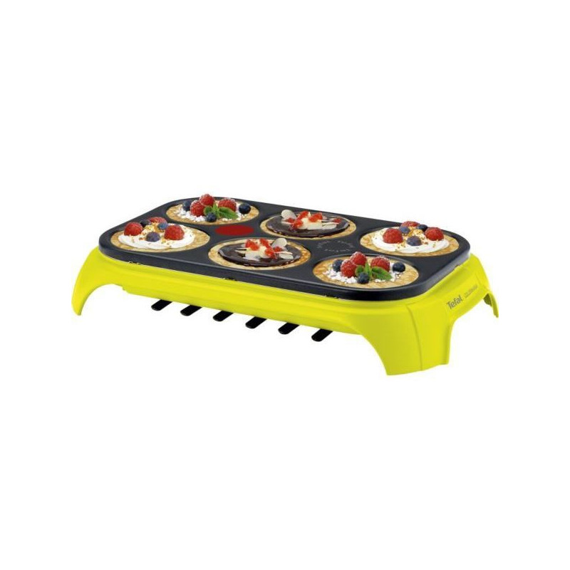 Image secondaire de Tefal PY559312 appareil à crêpes 6 crèpe(s) 1000 W Noir, Vert