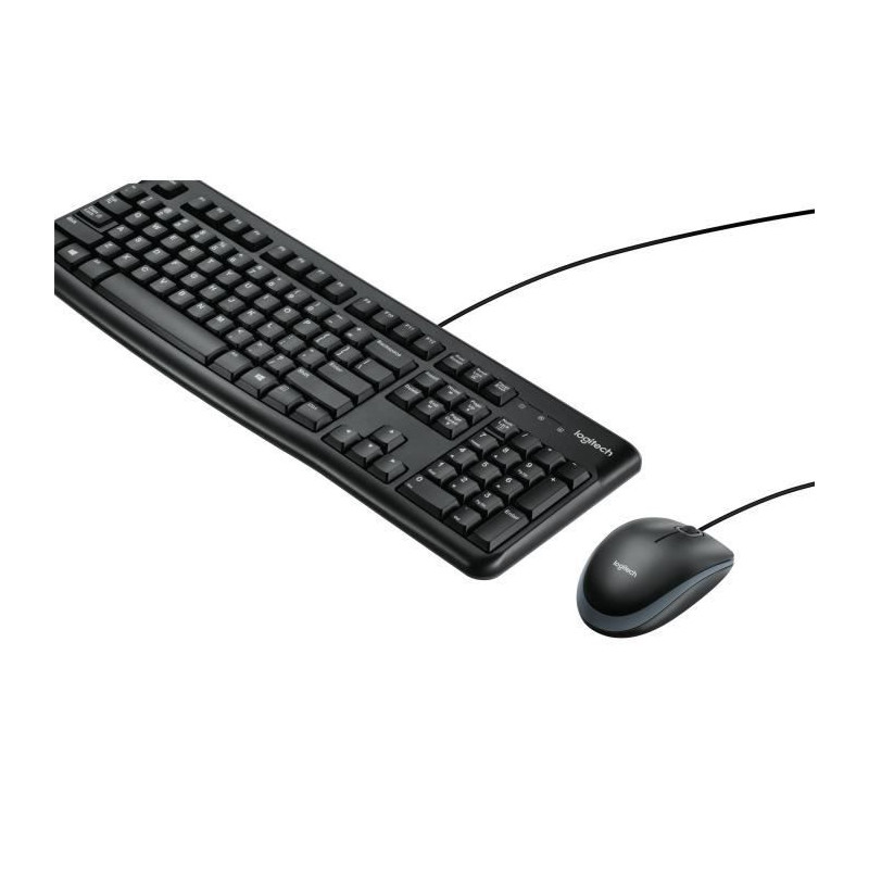 Image secondaire de Logitech Desktop MK120 clavier Souris incluse USB Azerty Français Noir