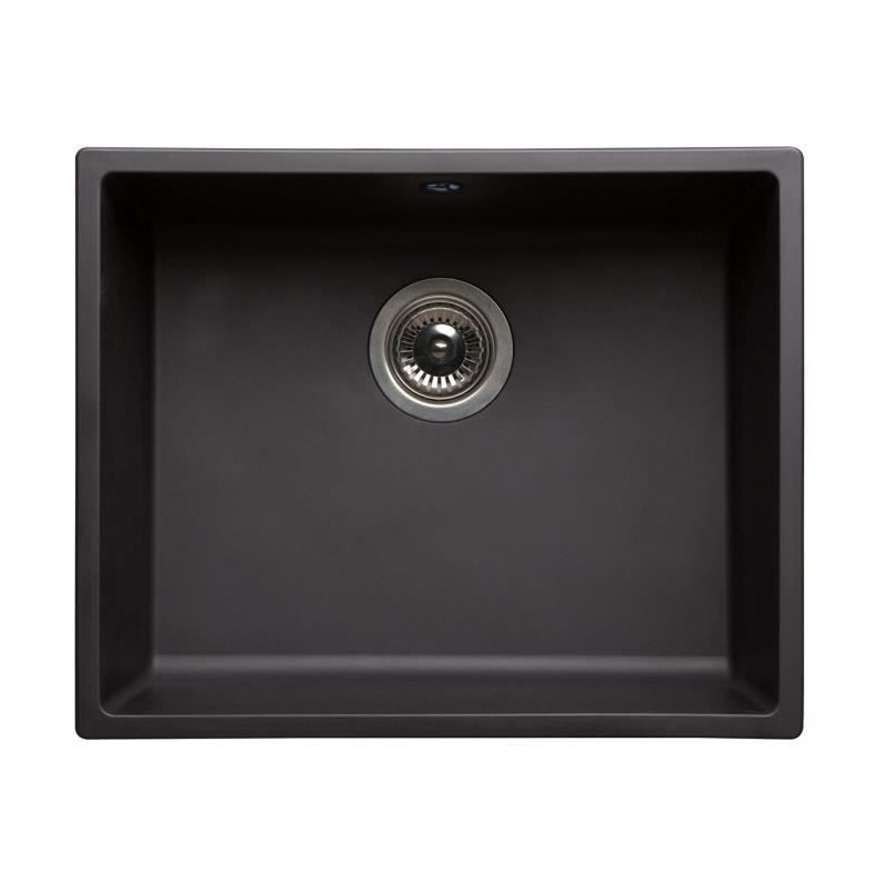 Évier simple Nord Inox Noir Multicouleur 1 Pièce