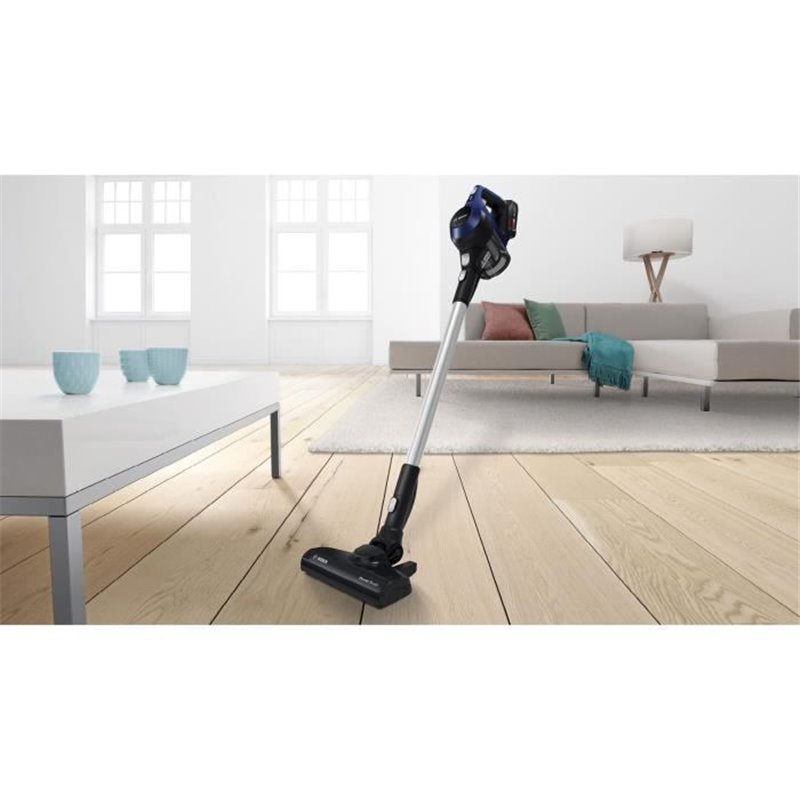 Image secondaire de Bosch Serie 6 BBS611MAT aspirateur balai et balai électrique Batterie Sec Sans sac 0,3 L Bleu 2,5 Ah
