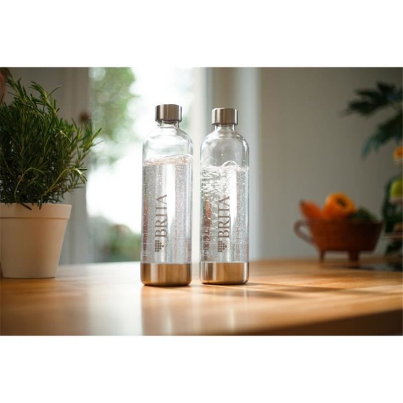 Image secondaire de Bouteille Filtrante SodaOne Brita 1043722 Transparent Argenté 1 L