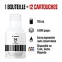 Bouteille d'encre - CANON - GI-56BK - Noir - Compatibilité MAXIFY GX -