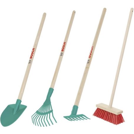 Outils de jardinage Bosch en bois et plastique. 4 pieces - KLEIN - 279