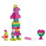 Mega Bloks - Sac Rose 60 blocs - First Builders  - Jouet de constructi