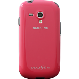 Coque Samsung EFC-1M7BP rose pour Galaxy S3 Mini I8190