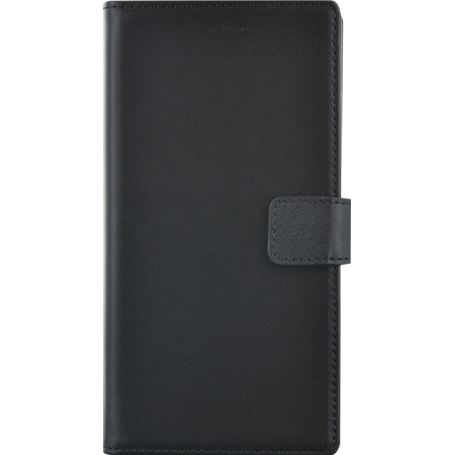 Folio Wallet Universel L avec languette de fermeture Noir Bigben