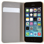 Etui folio doré pour iPhone 5/5S