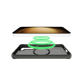 Coque semi-rigide bleue Ines de la Fressange motif faon pour iPhone 6/