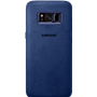 Coque rigide Samsung EF-XG955AL en Alcantara bleu pour Galaxy S8 + G95