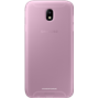 Coque semi-rigide Samsung EF-AJ730TP rose pour Galaxy J7 J730 2017