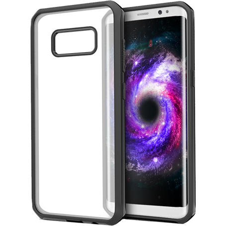 Coque Itskins Venum transparente au contour noir pour Samsung Galaxy S