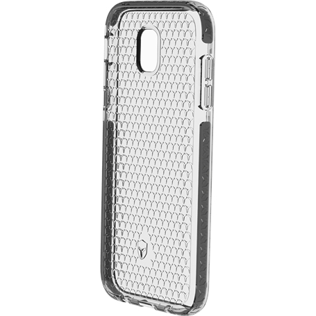 Coque Renforcée Samsung G J5 2017 LIFE Contour Gris - Garantie à vie F
