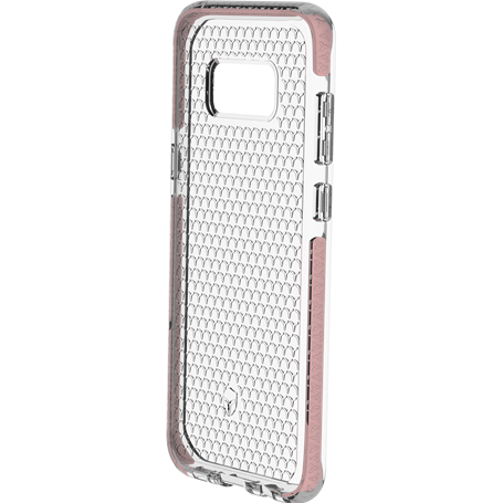 Coque Renforcée Samsung G S8 + LIFE Contour Rose - Garantie à vie Forc