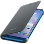 Etui à rabat noir pour Honor 9 Lite