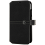 Etui folio Façonnable noir pour iPhone XS Max