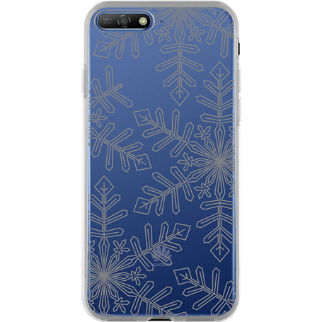Coque souple Flocons de Neige pour Huawei Y6 2018