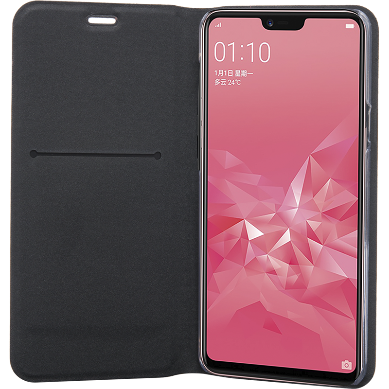 Image secondaire de Etui folio noir pour Oppo A3