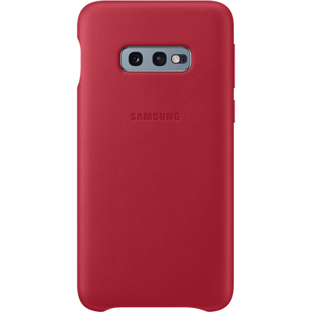Coque rigide en cuir rouge Samsung EF-VG970LR pour Galaxy S10e G970