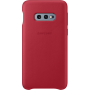 Coque rigide en cuir rouge Samsung EF-VG970LR pour Galaxy S10e G970