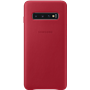 Coque en Cuir pour Samsung G S10 Bordeaux Samsung