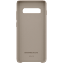 Coque en Cuir pour Samsung G S10 Plus Grise Samsung