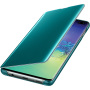 Etui à rabat Clear View Cover Samsung EF-ZG975CG vert pour Samsung Gal