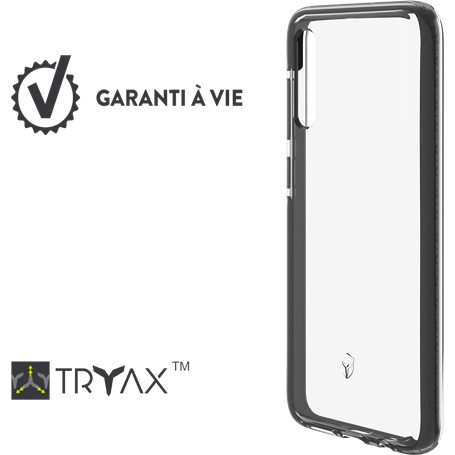 Coque Renforcée Samsung G A70 LIFE Contour Gris - Garantie à vie Force