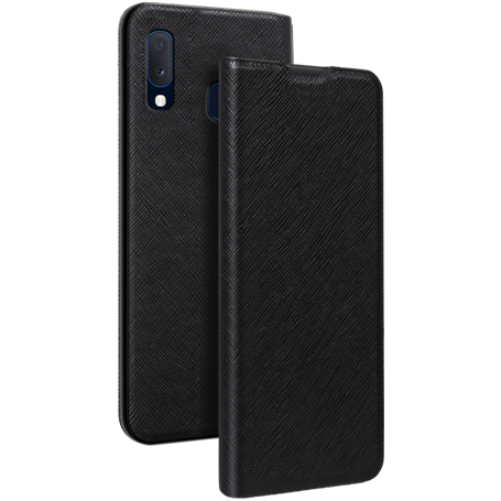 Etui Folio Samsung G A40 Noir - Porte-carte intégré Bigben