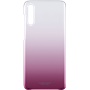 Coque rigide rose et transparente Evolution Samsung pour Galaxy A70 A7