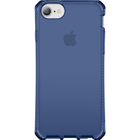 Coque Renforcée iPhone SE 2022/SE/8/7/6S/6 Spectrum Clear Bleue Itskin
