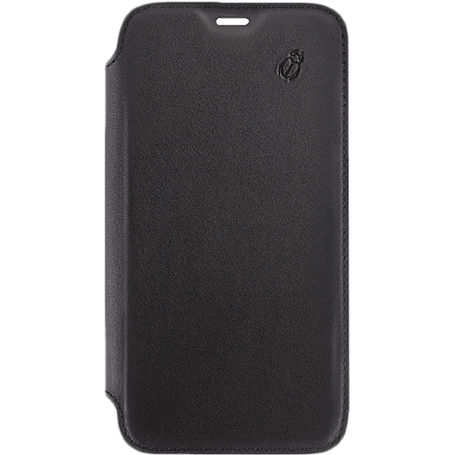 Folio en Cuir Noir avec dos transparent pour Apple IPhone 11 Pro Max B